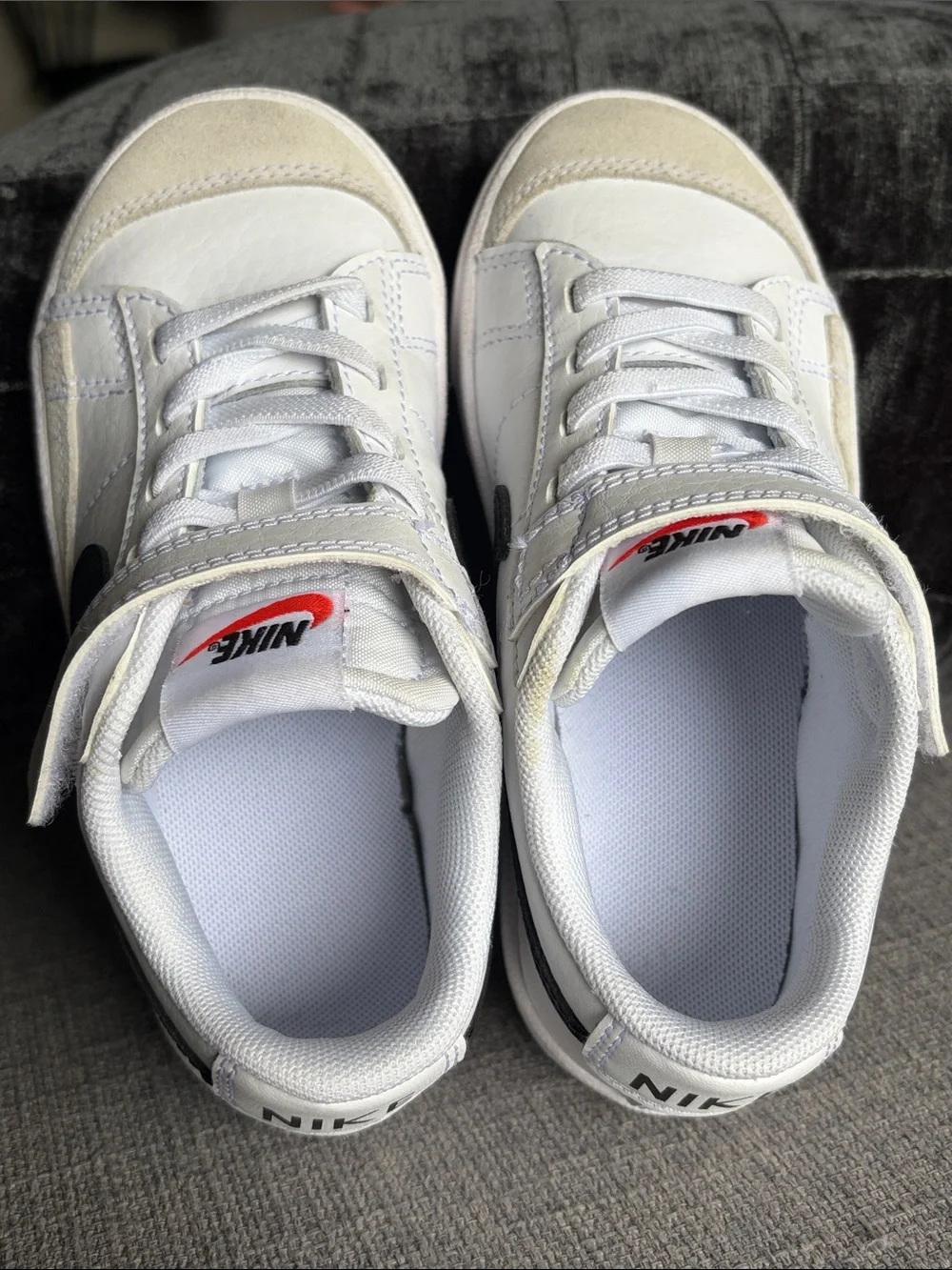 Nike Blazer Low 77’ Kids' White and Black Low-Top Casual Sneakers